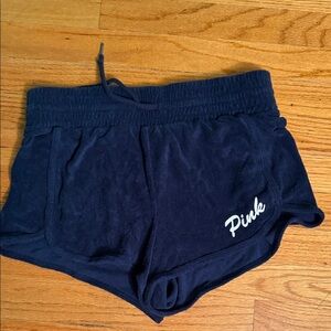 PINK Victoria's Secret Dark Blue Athletic Shorts